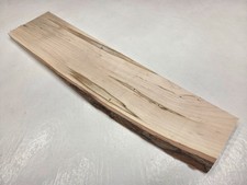 23" Unique Ambrosia Silver Maple Live-edge Slab Lumber Kiln-dried Wood