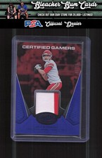 2017 Panini Certified CG-AS Alex Smith Certified Gamers Mirror Blue #/25