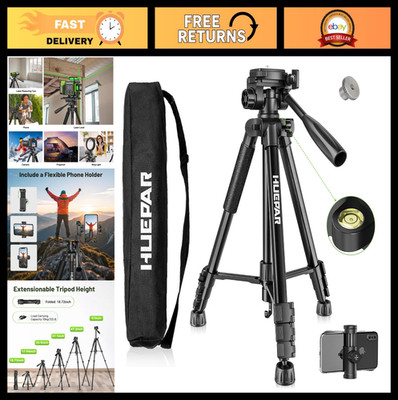 Professional Laser Level Tripod 60'' Adjustable Stand for Heavy Duty Lasers, Non-