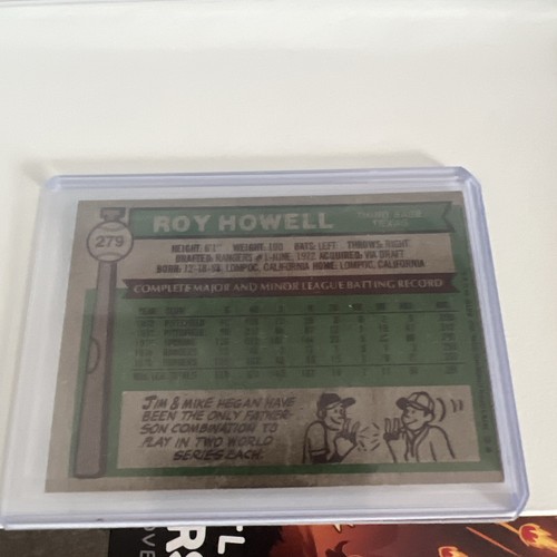 Roy Howell 50th Anniversary Topps Heritage 2025 Texas Rangers - Picture 2 of 2