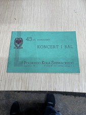 1940 Polish Singing Circle Program Paper 