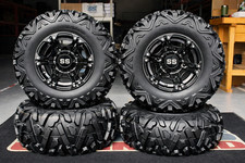Polaris Ranger 570 25 Quadking Atv Tire Viper Blk Wheel Kit Pol3ca Bigghorn