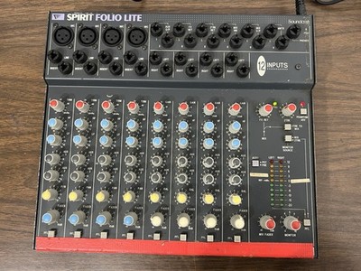 Soundcraft Spirit Folio Lite RW 5158 – 12-Channel Analog Mixer w