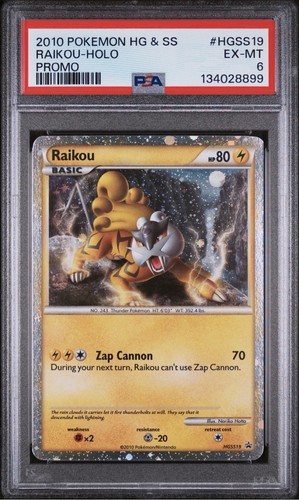 Raikou graded PSA 6 for sale on eBay