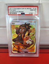 Pokemon Guardians Rising Hau 144/145 Full Art Ultra Rare Holo PSA 10 GEM MINT! on eBay