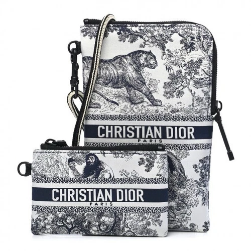 Authentique sac bandoulière téléphone multifonction Christian Dior TRAVEL EXCELLENT