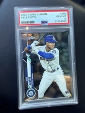 SEE DESCRIPTION!! 2020 Topps Chrome | Kyle Lewis RC #186 ROY | PSA 10 | Mariners