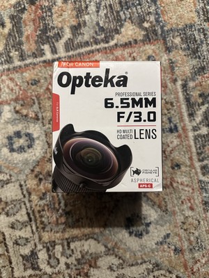 Opteka professionelles asphärisches Ultraweitwinkel-Fisheye-Objektiv 6,5 mm f/3,0