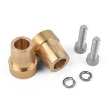 2PCS Car Tall Brass Battery Post Adapter Includes Spacers & M6 Screws,Positive 
