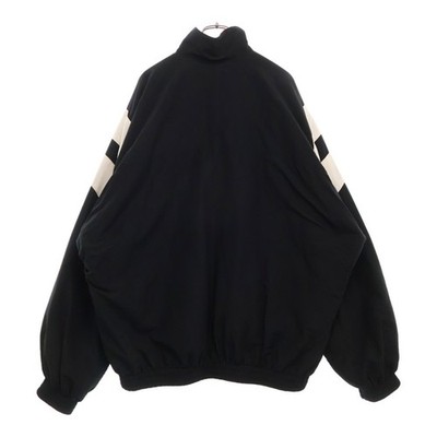 ジャケット BALENCIAGA JACKET (831515TRO06 1000) BALENCIAGA Sporty B Reversible Track Jacket Logo Embroidered