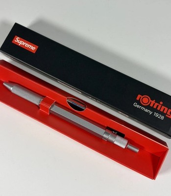 Supreme Rotring 600 3-in-1 Stift Druckbleistift Silber SS23 - Neu