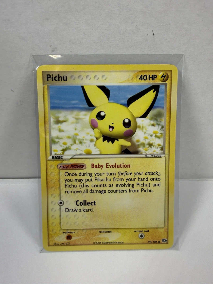 25+ Pichu 59/106 EX Emerald for sale | Updated Oct 2026