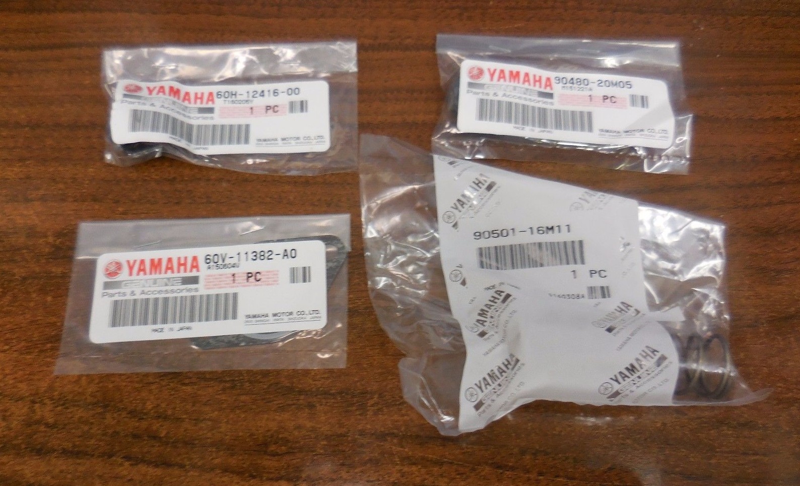 Yamaha Pressure control valve with spring gasket and grommet set 60H