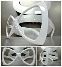 OVERSIZED EXAGGERATED Retro Clear Lens EYE GLASSES Big Bow Butterfly Shape Frame