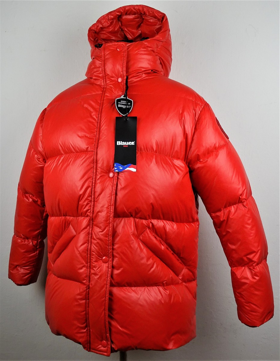 Daunen Jacke Blauer Usa Daunenjacke Rot Damen-Bekleidung Von