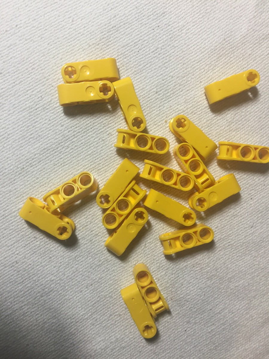 M Lego Lot 19 Yellow Technic Connector 3L 42003 42068 42028 8295