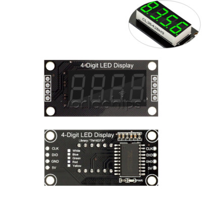 0.36 '' TM1637 4-Bit 7-Segment Tube LED Digital Display Module Green For Arduino