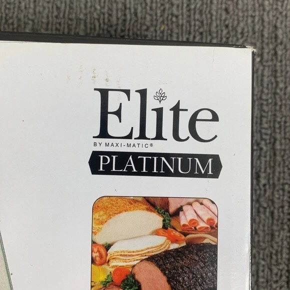 Cuchillo Eléctrico Elite by Maxi-Matic Platino Dentado Acero Inoxidable EK-570P Nuevo Foto 4 de 4