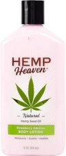 Hemp Heaven Organic Hemp Seed Oil Strawberry Hibiscus Body Lotion (2 BOTTLES!!)