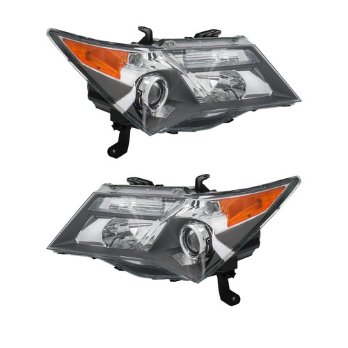 Left+Right Side Pair For Acura MDX 2007 2008 2009 HID Headlights Headlamps - Picture 4 of 12