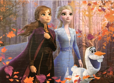 New Disney Princess Frozen 2 Elsa Anna Olaf Cardinal 100 Piece