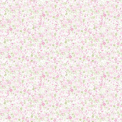 Essener Tapete Small Prints G56669 kleine Blüten Blümchen weiß rosa Vliestapete