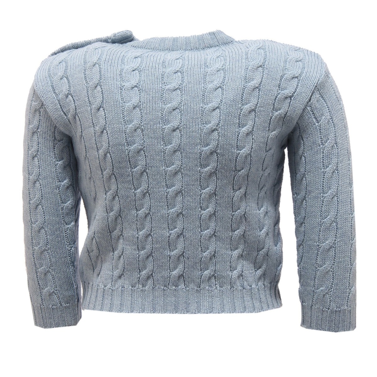 9434U maglione bimbo PAIO CRIPPA lana merino azzurro sweater kid