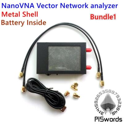 NanoVNA Vector Network Analyzer 50-900MHz /w metal shell, battery, antenna
