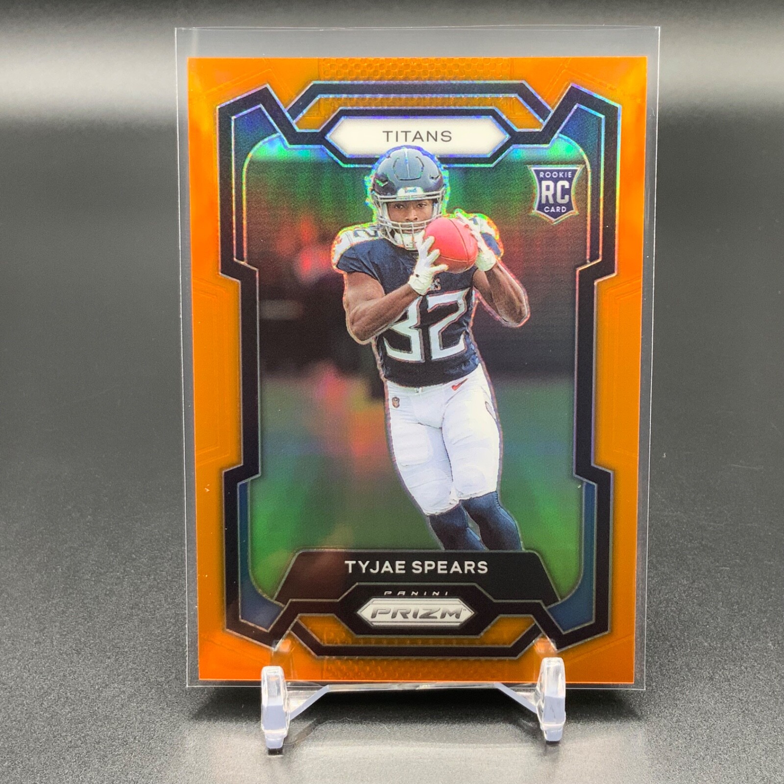 2023 Panini Prizm Rookie #396 Tyjae Spears RC Orange Prizm /249 GRC519