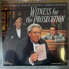 WITNESS FOR THE PROSECUTION Laserdisc LD ML102517 NEW/SEALED