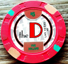  5 Las Vegas The D Casino Chip