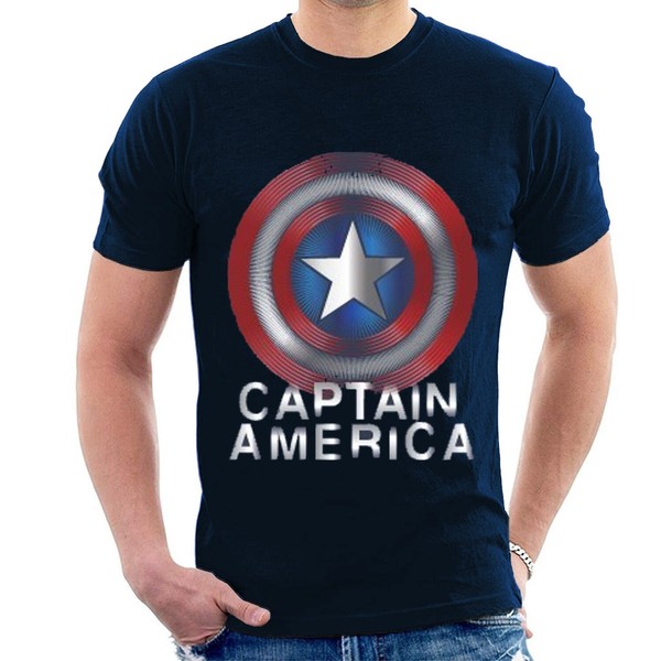 CAMISETA AVENGERS CAPITAN AMERICA MANGA CORTA ALGODON HOMBRE CHICO ADULTO SHIRT