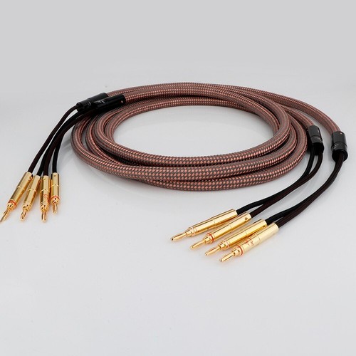 Copper audio speaker cable with gold-plated banana plug- - Picture 2 of 9