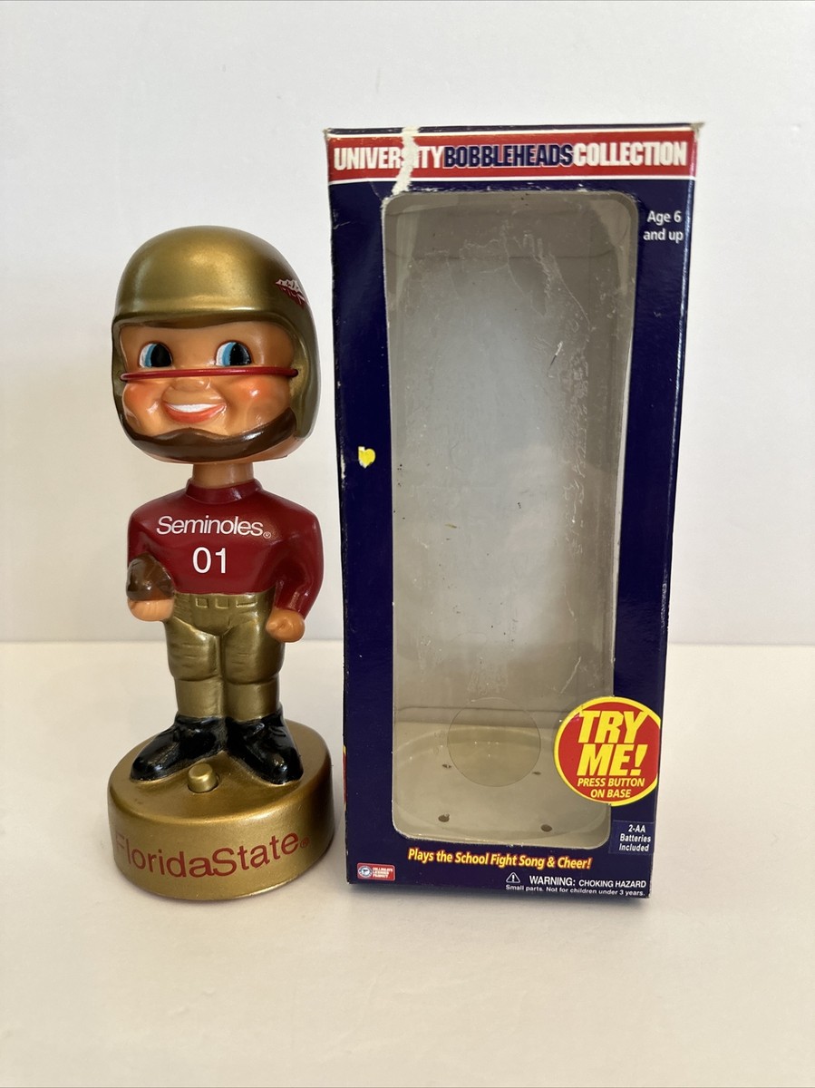 Vtg Gemmy 2001 Florida Seminoles FSU University Bobblehead