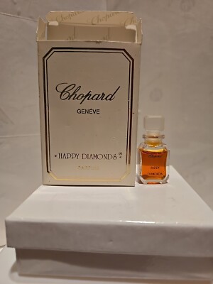 Vintage Happy Diamonds Chopard Mini Parfum 2.5ml Splash Women Perfume NIB Rare