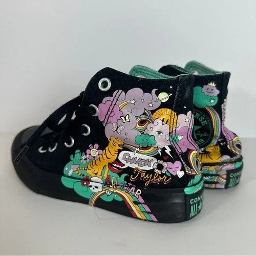 Converse Notebook Print Chuck Taylor All Star Hi Top Schuhe Kleinkind Kinder 11
