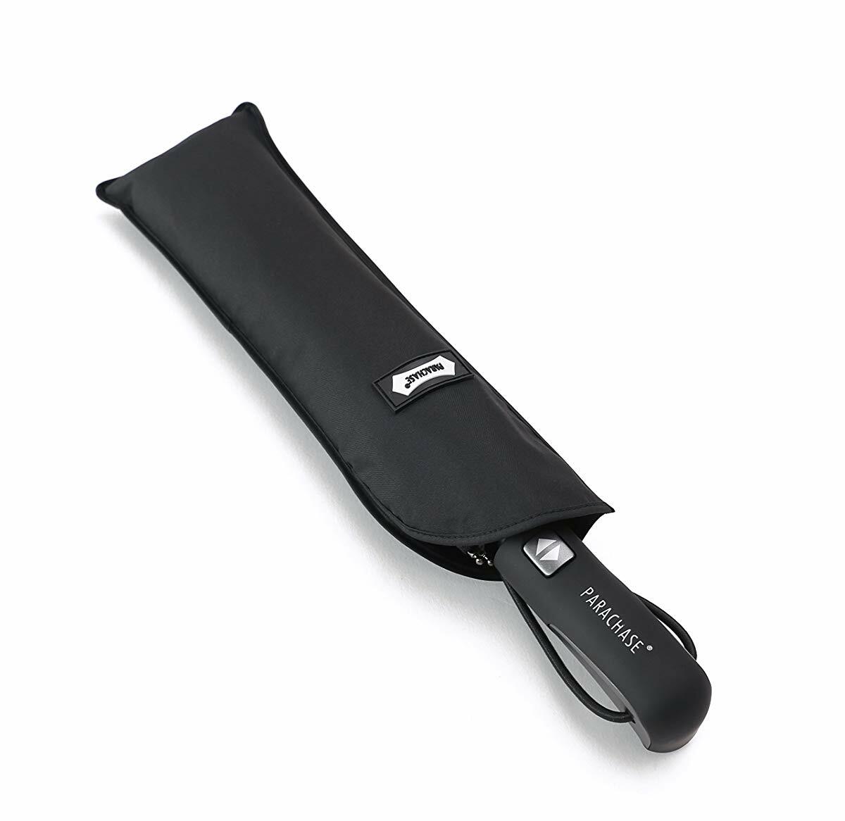 PARACHASE folding umbrella black automatic opening and