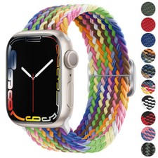 For Apple Watch 11 10 9 8 7 SE Braided Solo Loop Band Strap 44/41/45/42/46/49mm