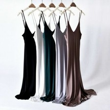 Damen/Seide Unterkleid Unterhemd Unterrock Tr...