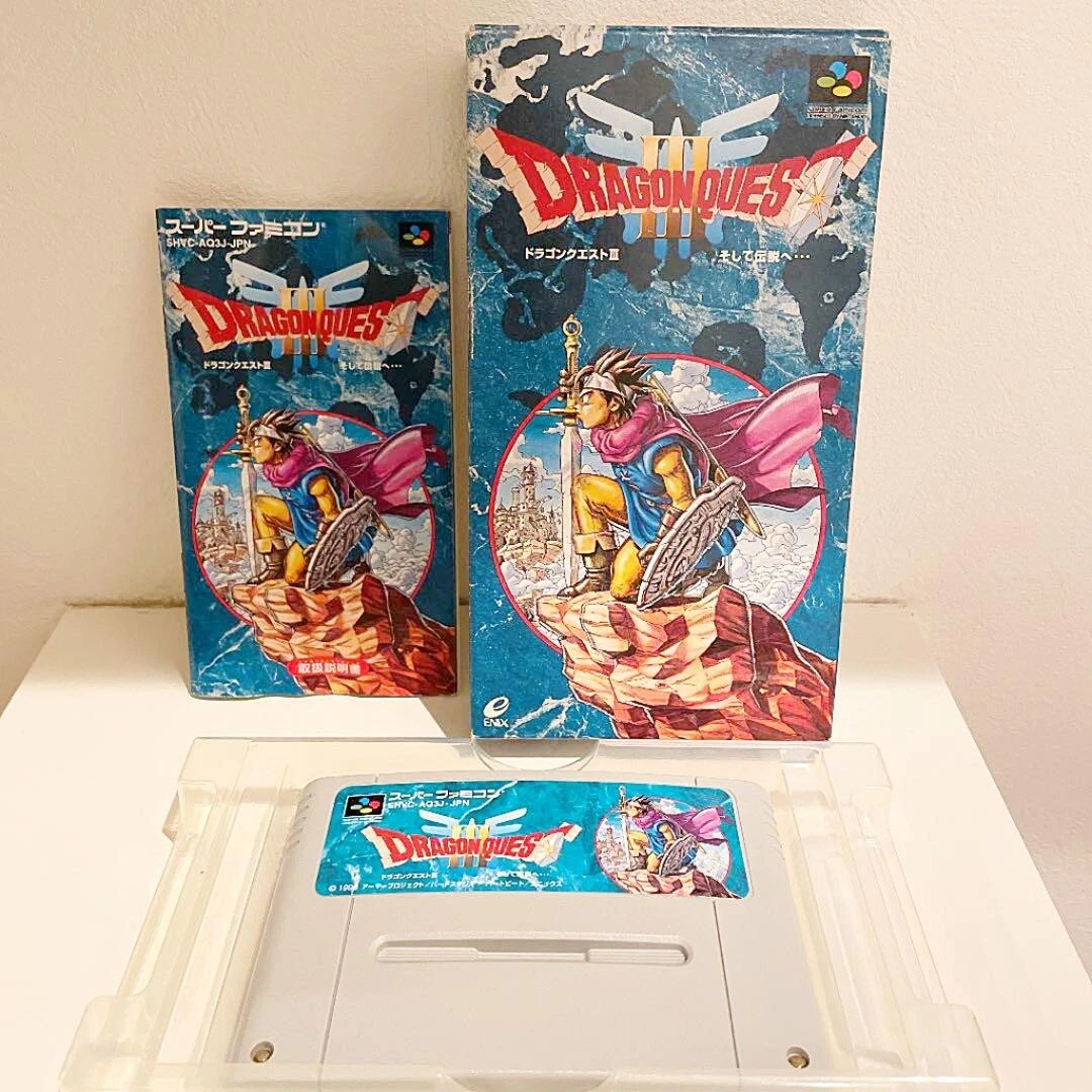 Dragon Quest 3 III Nintendo Super Famicom SNES Japanese ver Tested