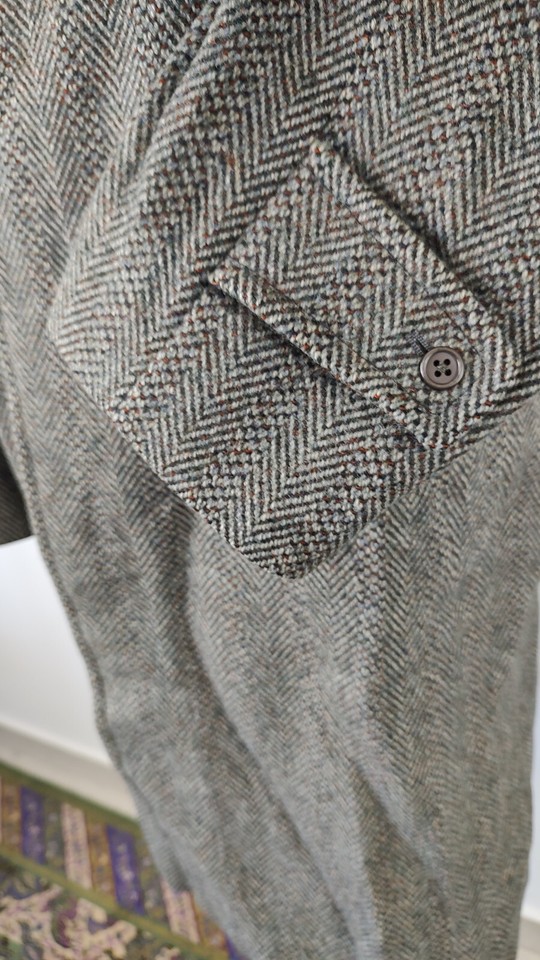 Aquascutum Coat Wool Man Size 40 Wool Coat Man England Casual Vintage