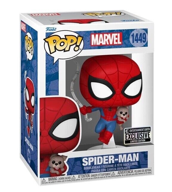 Spider-Man with Sandwich the Dog Funko Pop! Vinyl Figure #1449 IN