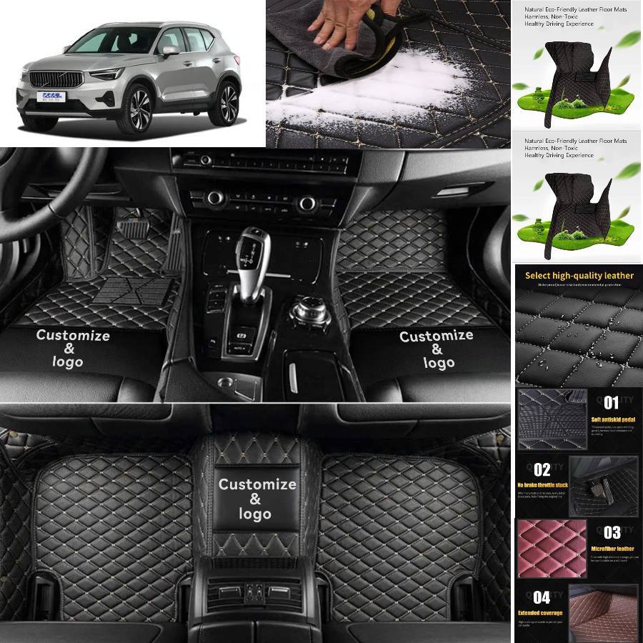 Volvo XC40 XC60 All-Weather Luxury Anti-Slip Floor Mats & Cargo Liners