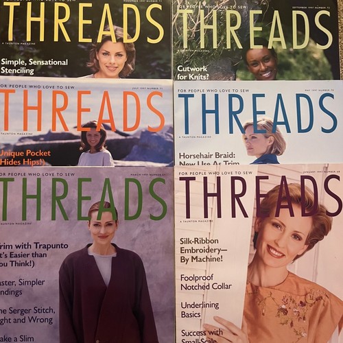 Threads Magazine Back Issues Complete Year Sets - Picture 1 of 9