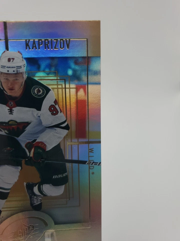 2021-22 UD Extended Series Kirill Kaprizov SPx 1999-2000 Retro #SPX-13 Wild - Image 2 of 4