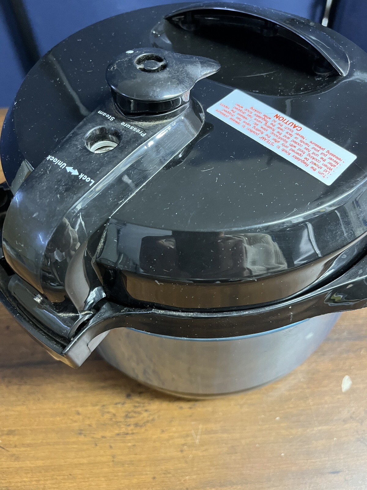 Cooks essentials 2 quart multi Function Pressure Cooker Blue/Black eBay