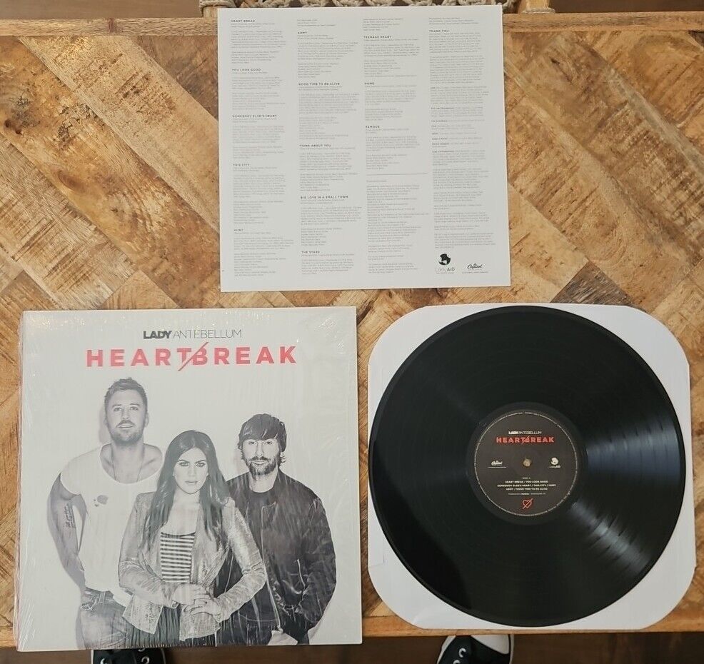 Lady Antebellum - Heartbreak - 33rpm LP Vinyl 2017 NM/NM