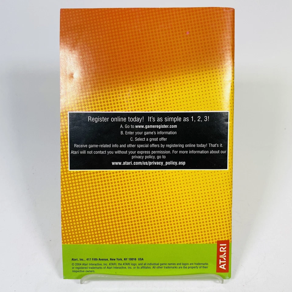 Atari Flashback - Classic Game Console Instruction Manual Booklet - Vintage 2004 - Image 4 of 4