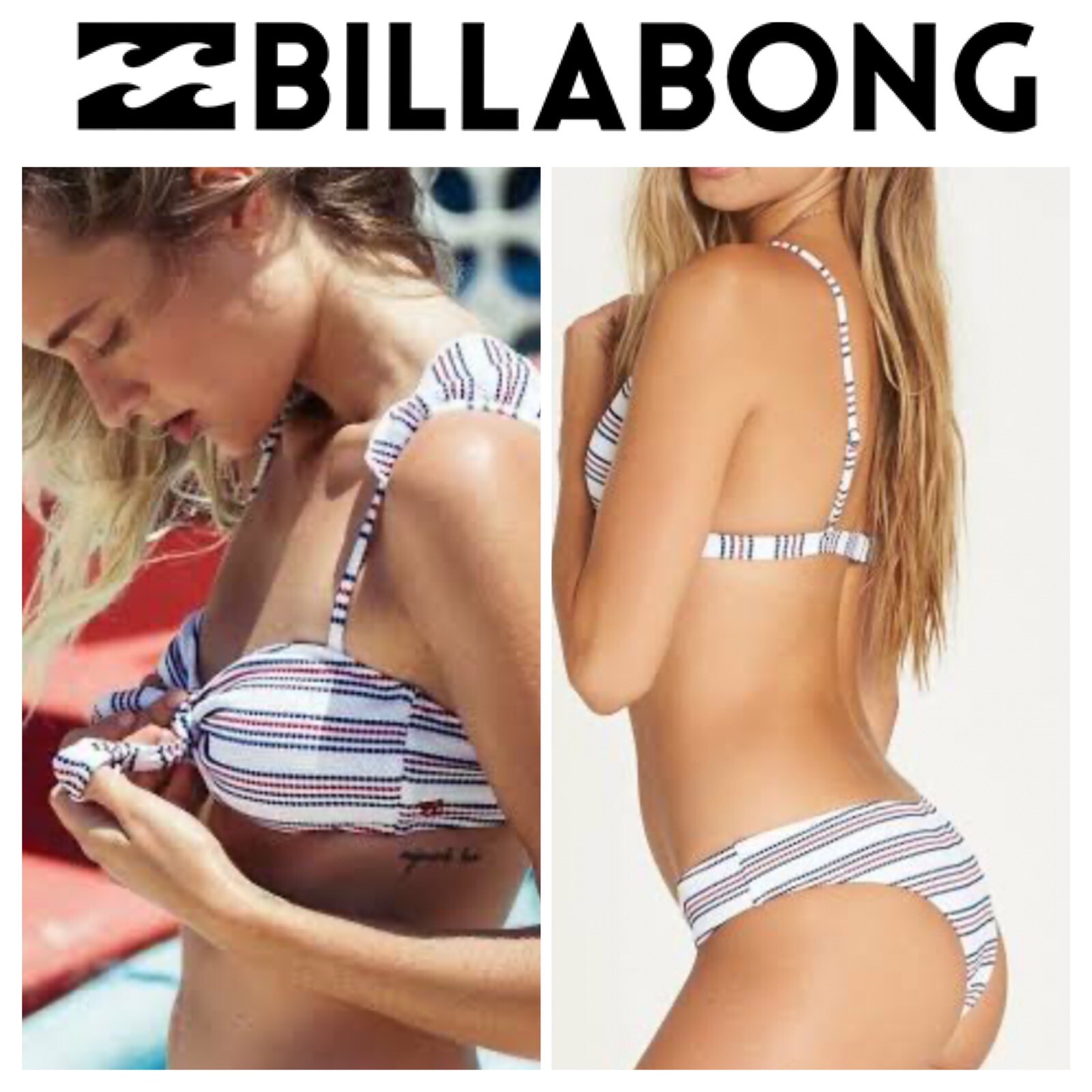 BNWT BILLABONG LADIES SALTY SHORE NIGHT CAP TOP & HAWAII LO PANT (10) RRP $100