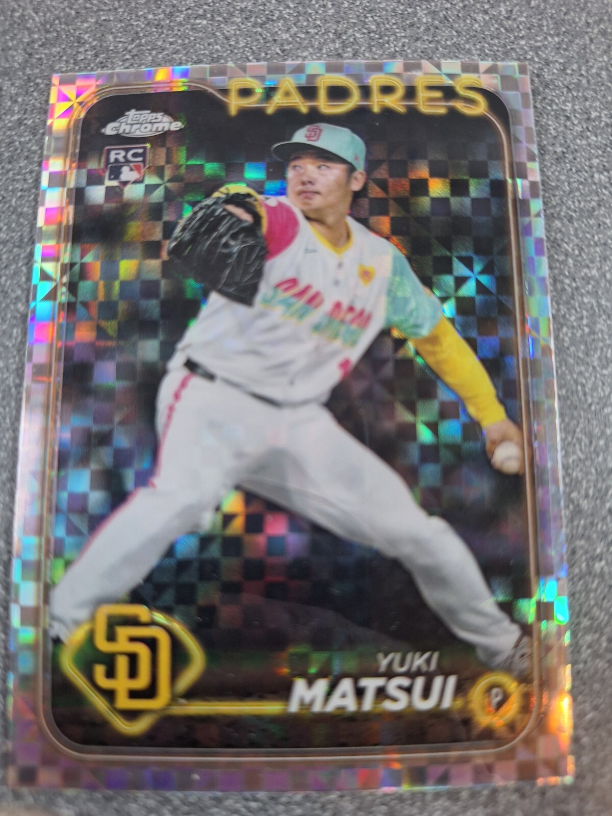 2024 Topps Chrome Update Series - Yuki Matsui #USC187 X-Fractor (RC)